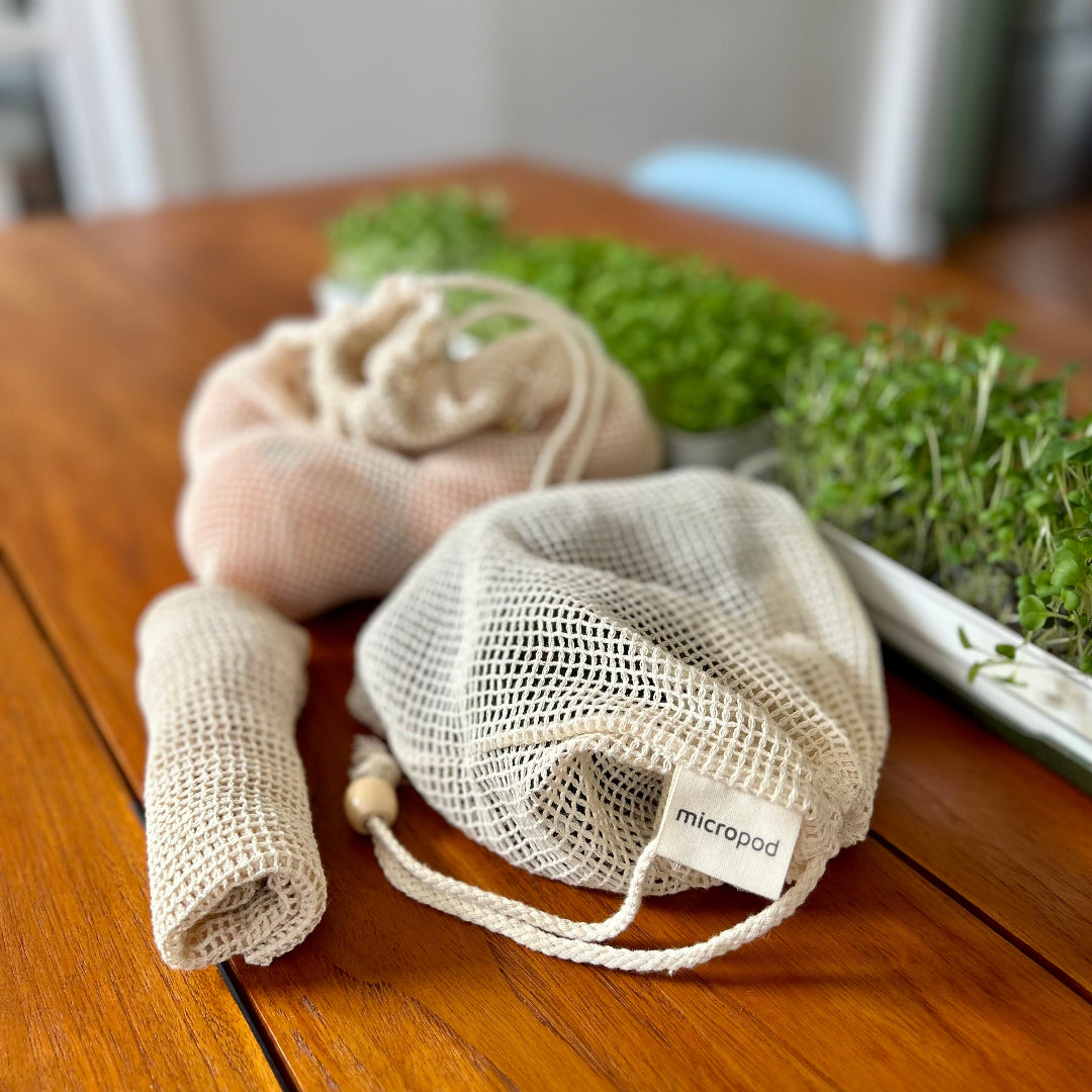 Organic Cotton Mesh Produce Bag