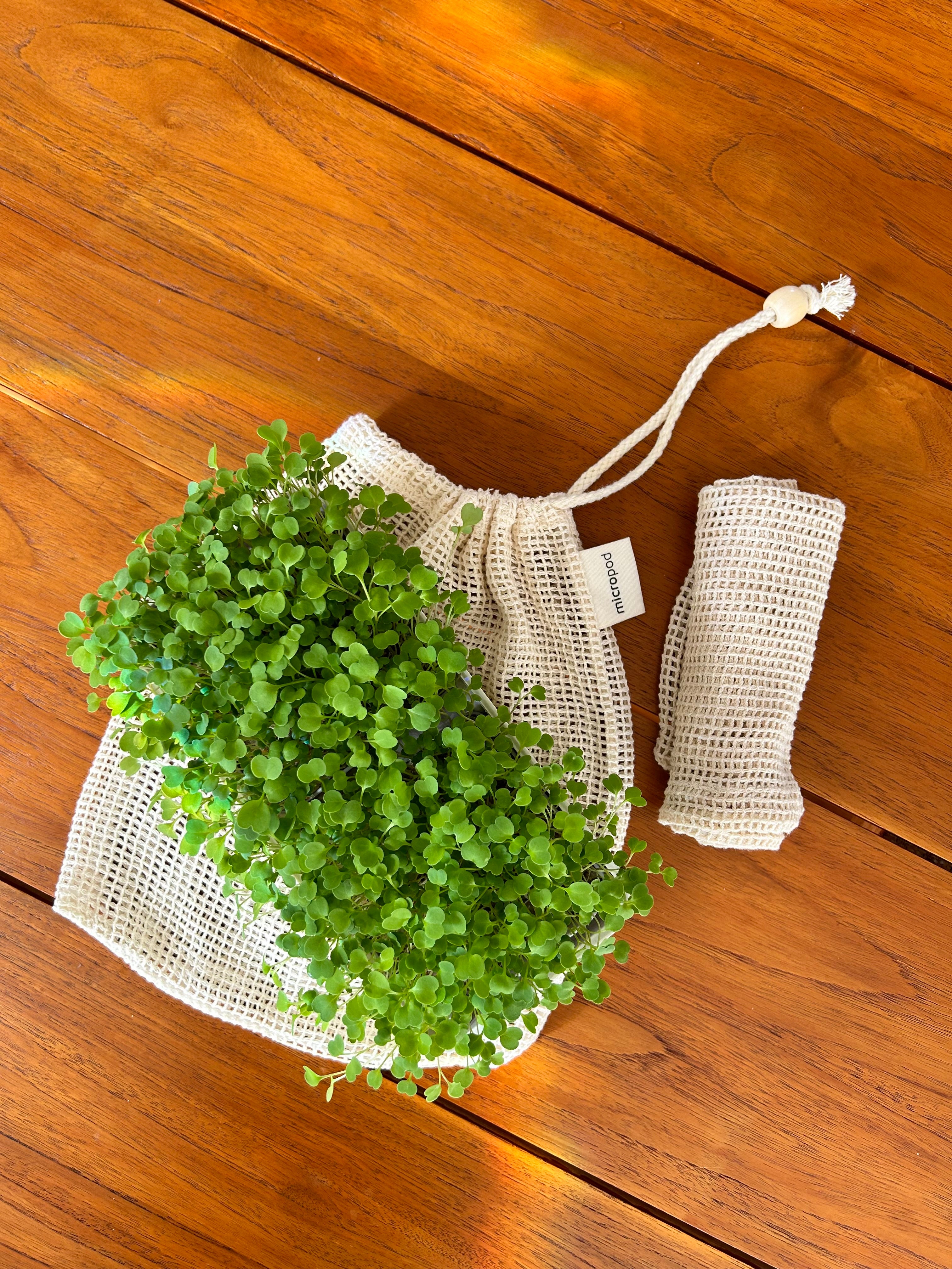 Organic Cotton Mesh Produce Bag